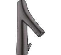 hansgrohe AXOR Starck Organic Mitigeur de lavabo, électronique, à pile, avec réglage de température, saillie 117mm, 12171340, 12171340, Colorazione: Cromo nero spazzolato