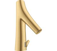 hansgrohe AXOR Starck Organic Mitigeur de lavabo, électronique, à pile, avec réglage de température, saillie 117mm, 12171250, 12171250, Colorazione: Ottico oro spazzolato
