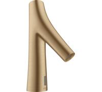 hansgrohe AXOR Starck Organic Mitigeur de lavabo, électronique, alimentation par pile, température préréglable, saillie 117mm, 12172140, 12172140, Colorazione: Bronzo spazzolato