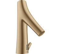 hansgrohe AXOR Starck Organic Mitigeur de lavabo, électronique, alimentation secteur, avec réglage de la température, saillie 117mm, 12173140, 12173140, Colorazione: Bronzo spazzolato