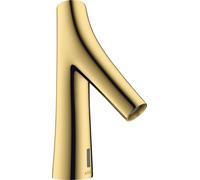 hansgrohe AXOR Starck Organic Mitigeur de lavabo, électronique, alimentation secteur, température préréglable, saillie 117mm, 12174990, 12174990, Colorazione: Ottica in oro lucido