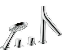 hansgrohe AXOR Starck Organic rubinetto bordo piastrelle a 4 fori con termost...