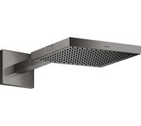 hansgrohe AXOR Starck ShowerCollection 24 x 24 1jet Douche de tête avec bras de douche, 10925330, 10925330, Colorazione: Cromo nero lucido