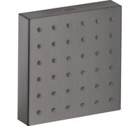 hansgrohe AXOR Starck ShowerCollection module de douche encastré 12 x 12, 28491340, 28491340, Colorazione: Cromo nero spazzolato