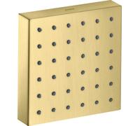 hansgrohe AXOR Starck ShowerCollection module de douche encastré 12 x 12, 28491950, 28491950, Colorazione: Ottone spazzolato