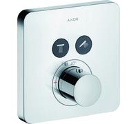 Hansgrohe Axor Starck ShowerSelect Soft Thermostat da incasso per 2 utenze, Colorazione: Ottica in acciaio inossidabile