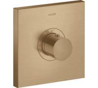hansgrohe AXOR Starck ShowerSelect Thermostat carré à débit élevé à encastrer, 36718140, 36718140, Colorazione: Bronzo spazzolato