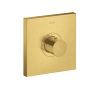 hansgrohe AXOR Starck ShowerSelect Thermostat carré à débit élevé à encastrer, 36718250, 36718250, Colorazione: Ottico oro spazzolato