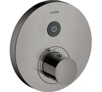 hansgrohe AXOR Starck ShowerSelect Thermostat rond à encastrer pour 1 consommateur, 36722330, 36722330, Colorazione: Cromo nero lucido
