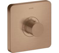 hansgrohe AXOR Starck ShowerSelect Thermostat souple à débit élevé à encastrer, 36711310, 36711310, Colorazione: Oro rosso spazzolato