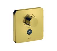 hansgrohe AXOR Starck ShowerSelect Thermostat souple Thermostat à débit élevé encastré pour 1 consommateur et une prise supplémentaire, 36706990, 36706990, Colorazione: Ottica in oro lucido