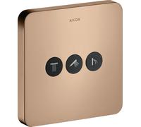 hansgrohe AXOR Starck ShowerSelect Valve à encastrer souple pour 3 consommateurs, 36773300, 36773300, Colorazione: Oro rosso lucido