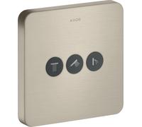 hansgrohe AXOR Starck ShowerSelect Valve à encastrer souple pour 3 consommateurs, 36773820, 36773820, Colorazione: Nichel spazzolato