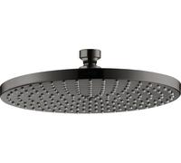 hansgrohe AXOR Starck ShowerSolutions Pommeau de douche à plateau 240 1 jet, 28494330, 28494330, Colorazione: Cromo nero lucido
