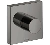 hansgrohe AXOR Starck ShowerSolutions Trio/ Quattro 120/120 ShowerSolutions Vanne d'arrêt et de commutation encastrée, 10932330, 10932330, Colorazione: Cromo nero lucido