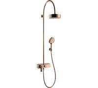 hansgrohe AXOR Starck ShowerSolutions Tuyau de douche avec mitigeur monocommande et pomme de douche 1 jet, 39620300, 39620300, Colorazione: Oro rosso lucido