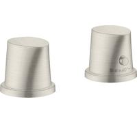 hansgrohe AXOR Starck Starck Organic, robinetterie de baignoire 2 trous avec thermostat, 12422800, 12422800, Colorazione: Ottica in acciaio inossidabile