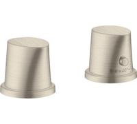hansgrohe AXOR Starck Starck Organic, robinetterie de baignoire 2 trous avec thermostat, 12422820, 12422820, Colorazione: Nichel spazzolato