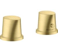 hansgrohe AXOR Starck Starck Organic, robinetterie de baignoire 2 trous avec thermostat, 12422950, 12422950, Colorazione: Ottone spazzolato