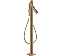hansgrohe AXOR Starck Starck Thermostat de bain biologique sur pied, 2 consommateurs, 12016140, 12016140, Colorazione: Bronzo spazzolato