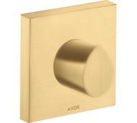 hansgrohe AXOR Starck Starck Vanne d'arrêt organique 120/120 encastrée, 12771250, 12771250, Colorazione: Ottico oro spazzolato