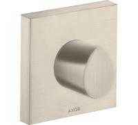 hansgrohe AXOR Starck Starck Vanne d'arrêt organique 120/120 encastrée, 12771820, 12771820, Colorazione: Nichel spazzolato