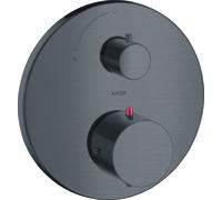 hansgrohe AXOR Starck Thermostat encastré avec robinet d'arrêt, 10700340, 10700340, Colorazione: Cromo nero spazzolato
