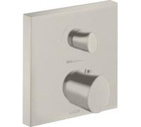 hansgrohe AXOR Starck Thermostat organique à encastrer, robinet d'arrêt et inverseur, 2 consommateurs, 12716800, 12716800, Colorazione: Ottica in acciaio inossidabile