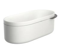 hansgrohe AXOR Suite baignoire, pose libre, 1900x850x630mm, SOLIDSurface, 2 personnes, 190 litres, 42005340, 42005340, Colorazione: Cromo nero spazzolato