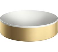 AXOR Suite lavabo da appoggio, 42001250, Suite bianco opaco/oro spazzolato [Ceramica da Bagno > Lavabi]