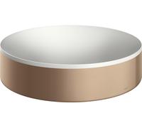 AXOR Suite lavabo da appoggio, 42001310, Suite bianco opaco/oro rosso spazzolato [Ceramica da Bagno > Lavabi]