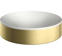 AXOR Suite lavabo da appoggio, 42001950, Suite bianco opaco/ottone spazzolato [Ceramica da Bagno > Lavabi]