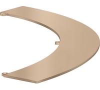 hansgrohe AXOR Suite mensola, metallo, 505x636mm, 42006, Colorazione: Oro rosso spazzolato