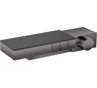 hansgrohe AXOR Thermostat de bord en saillie / encastrable pour 3 consommateurs, 46140330, 46140330, Colorazione: Cromo nero lucido