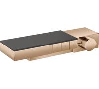 hansgrohe AXOR Thermostat de bord en saillie / encastrable pour 3 consommateurs, taille diamant, 46141300, 46141300, Colorazione: Oro rosso lucido