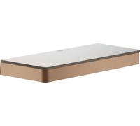 hansgrohe AXOR Tablette d'accessoires universelle pour AXOR 300 mm, 42838310, 42838310, Colorazione: Oro rosso spazzolato