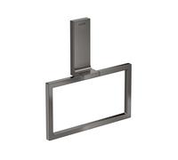 hansgrohe AXOR Universal Anneau porte-serviettes rectangulaire, métal, orientable, 42623330, 42623330, Colorazione: Cromo nero lucido