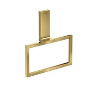 hansgrohe AXOR Universal Anneau porte-serviettes rectangulaire, métal, orientable, 42623990, 42623990, Colorazione: Ottica in oro lucido