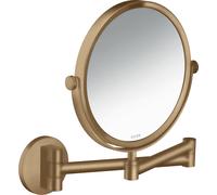 hansgrohe AXOR Universal Circular miroir de rasage, grossissement 1,7 fois, pivotant, inclinable, 42849140, 42849140, Colorazione: Bronzo spazzolato