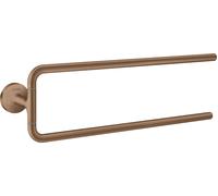 Hansgrohe AXOR Universal Portasciugamani circolare, a due bracci, 42822, Colorazione: Oro rosso spazzolato