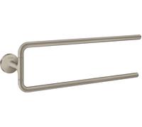 hansgrohe AXOR UNIVERSAL Circular porte-serviettes, à deux bras, 42822820, 42822820, Colorazione: Nichel spazzolato