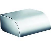 hansgrohe AXOR Universal Circular Support de papier toilette avec couvercle, 42858000, 42858000, Colorazione: cromo