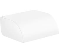 hansgrohe AXOR UNIVERSAL Circular Support de papier toilette avec couvercle, 42858700, 42858700, Colorazione: Bianco Opaco