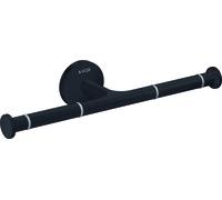 hansgrohe AXOR Universal Circular Support de papier toilette, double, 42857670, 42857670, Colorazione: Nero opaco