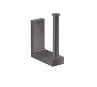 hansgrohe AXOR Universal Rectangular Porte-rouleau de papier de rechange, métal, 42654340, 42654340, Colorazione: Cromo nero spazzolato