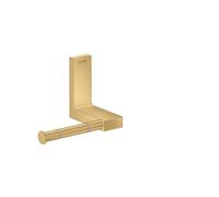 hansgrohe AXOR UNIVERSAL Rectangular support papier toilette, métal, seul, 42656250, 42656250, Colorazione: Ottico oro spazzolato