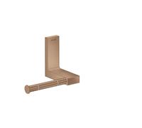 hansgrohe AXOR UNIVERSAL Rectangular support papier toilette, métal, seul, 42656310, 42656310, Colorazione: Oro rosso spazzolato