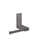 hansgrohe AXOR UNIVERSAL Rectangular support papier toilette, métal, seul, 42656340, 42656340, Colorazione: Cromo nero spazzolato
