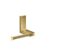hansgrohe AXOR Universal Portarotolo rettangolare, metallo, singolo, 42656, Colorazione: Ottica in oro lucido