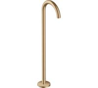 hansgrohe AXOR Uno bec de baignoire, sur pied, courbe, saillie 226mm, 38412140, 38412140, Colorazione: Bronzo spazzolato